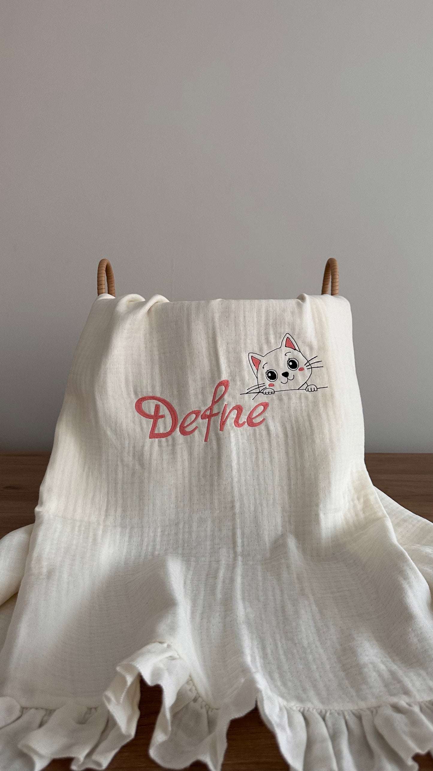 Sevimli Kedi Desenli 4 Kat 6'lı Hastane Çıkışı Set