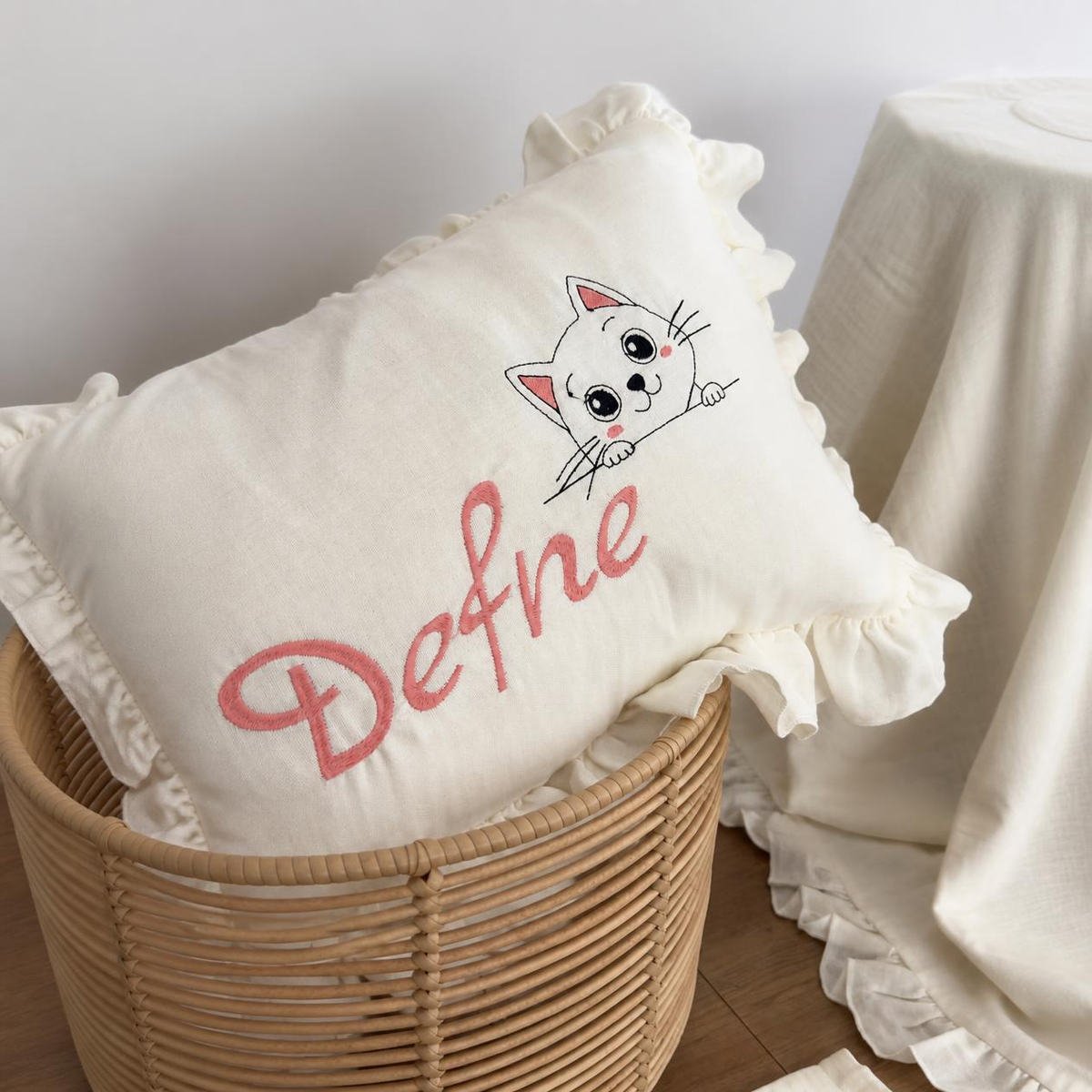 Sevimli Kedi Desenli 4 Kat 6'lı Hastane Çıkışı Set